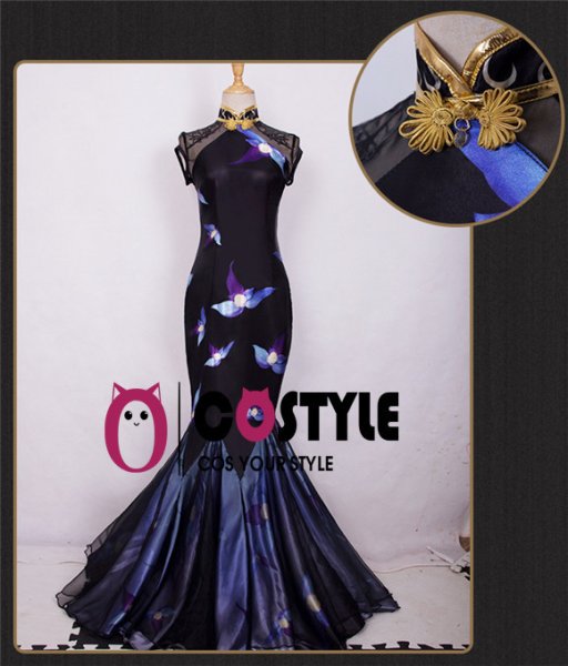 画像4: ゲーム アプリ ミラクルニキ コスプレ コスチューム コス レイヤーさん チャイナ服 衣装 仮装 余興 宴会 学園祭 文化祭 パーティー 大人用 レディース 女性 着せ替えゲーム (4)