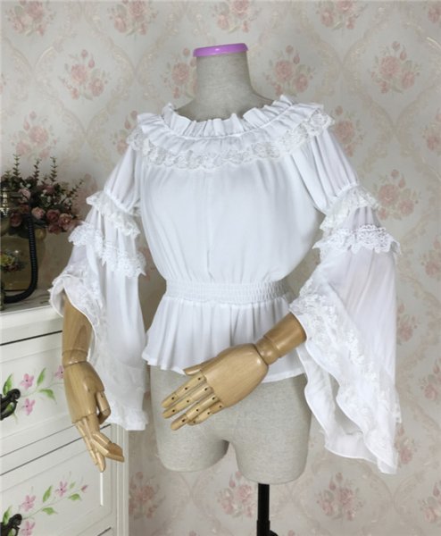 画像6: オフショルダー ロリータ ワンピース ロリータファッション lolita 清楚系 お嬢様 姫 デート服 女性 女子 レディース 大人用 (6)