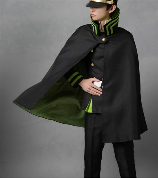 画像9: アニメ コスプレ 終わりのセラフ 百夜優一郎 ひゃくやゆういちろう コスプレ衣装 コスチューム コス レイヤーさん cosplay cos 完コス コミケ 衣装 仮装 学園祭 文化祭 パーティー ハロウィン 大人用 大きいサイズ (9)