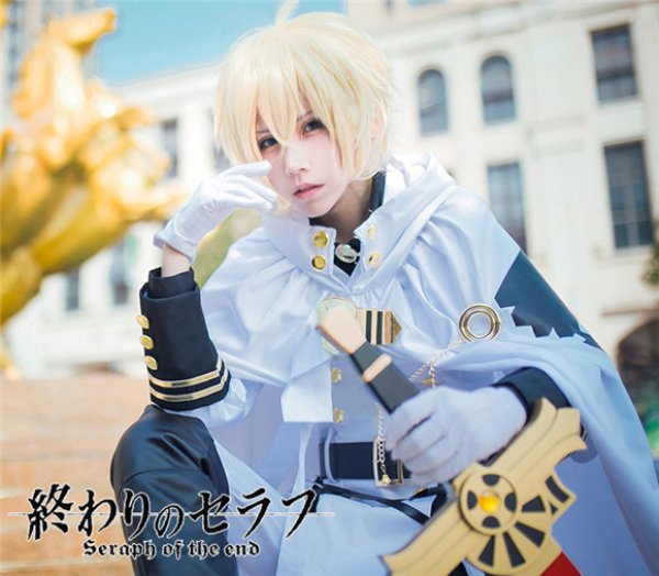 画像5: アニメ コスプレ 終わりのセラフ 百夜ミカエラ コスプレ衣装 コスチューム コス レイヤーさん cosplay cos 完コス コミケ 衣装 仮装 学園祭 文化祭 パーティー ハロウィン 大人用 大きいサイズ (5)