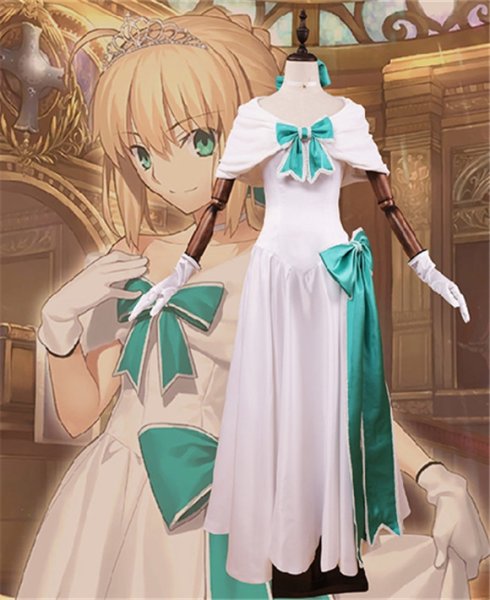 画像10: 送料無料 ゲーム アプリ コスプレ 衣装 Fate/GrandOrder FGO staynight Zero Fateシリーズ アルトリア ペンドラゴン アーサー王 コスプレ衣装 ドレス コスチューム コス レイヤーさん cosplay cos 完コス コミケ 衣装 仮装  学園祭 文化祭 大人用 (10)