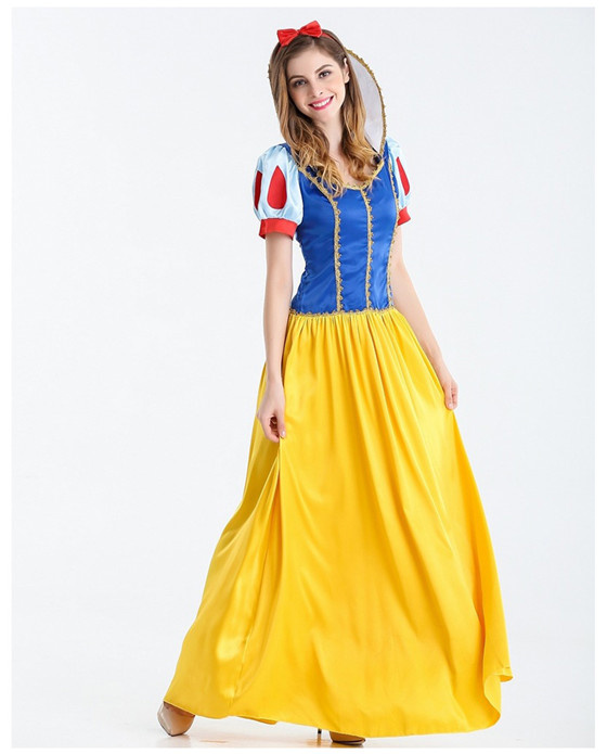 白雪姫 ドレス ワンピース コスチューム コスプレ レディース